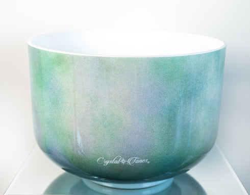 10" A0 Green Goddess Crystal Tones® Alchemy Crystal Singing Bowl 161959