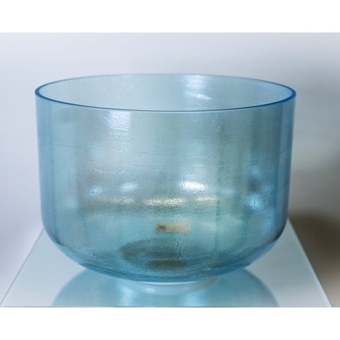 10" A#0 Aqua Aura Gold Crystal Tones® Quartz Singing Bowl 144874