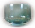 9" A#0 Green Heart Aura Gold Crystal Tones® Alchemy Crystal Singing Bowl 156917