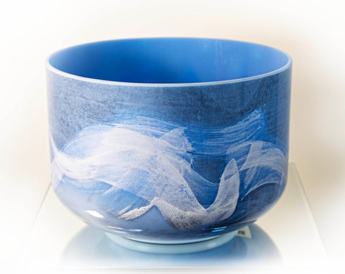 12" G+45 Lapis Lazuli Crystal Tones® Alchemy Crystal Singing Bowl 144833
