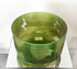10" D#-15 Emerald, Palladium W/ Medium Etch Butterflies Crystal Tones® Alchemy Crystal Singing Bowl 143235