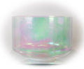9" D#-15 Dead Sea Salt, Violet Aura Gold Bowl Crystal Tones® Alchemy Crystal Singing Bowl 137405