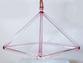 11" G#+20 Pink Aura Gold Pyramid Crystal Tones® Alchemy Crystal Singing Bowl 160573