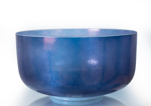 12" F#+20 Violet Ocean Gold Crystal Tones® Alchemy Crystal Singing Bowl 153437