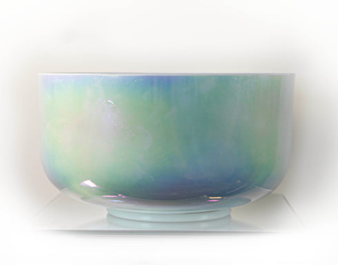12" G#-45 Larimar, Mother of Platinum Crystal Tones® Alchemy Crystal Singing Bowl 148013