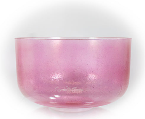 12" G-30 Pink Aura Gold Crystal Tones® Alchemy Crystal Singing Bowl