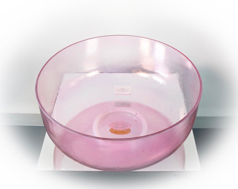 12" A#-5 Pink Aura Gold Crystal Tones® Alchemy Crystal Singing Bowl 160916