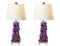 Sold Out Large Amethyst Lamp Set