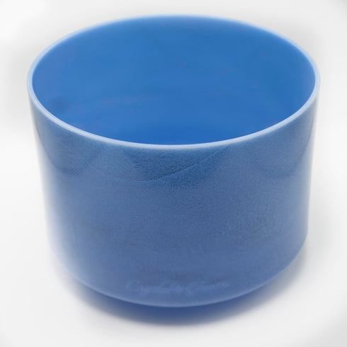 SOLD MORE COMING SOON Blue Egyptian Bowl Alchemy™ Crystal Tones Singing Bowl 9" C-25