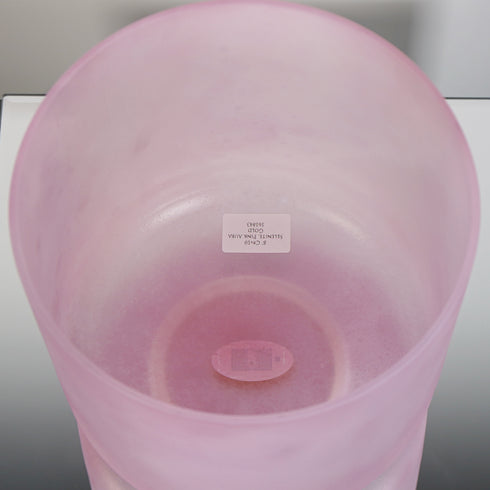 8" D#+15 Selenite, Pink Aura Gold Crystal Tones® Alchemy Crystal Singing Bowl (Copy)