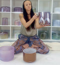 Violet Light Set Crystal Tones® Crystal Alchemy Singing Bowls