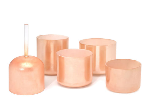 8" F+15 Laughing Buddha, Alchemy™ Crystal Tones Crystal Singing Bowl