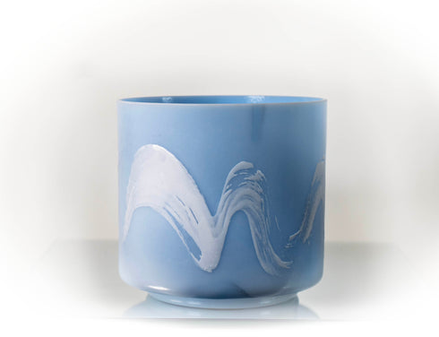 6" C+40 Larimar Crystal Tones® Alchemy Crystal Singing Bowl 159316