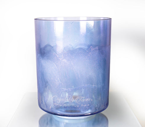 7" F-30 Azeztulite Androgynous, Indium Tall Bowl Crystal Tones® Alchemy Crystal Singing Bowl 12487