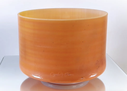 8" C-30 Sedona Red Rock, Celestial Rings Crystal Tones® Alchemy Crystal Singing Bowl 159960