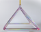8" C#0 Violet Flame Aura Pyramid Crystal Tones® Alchemy Crystal Singing Bowl 162174