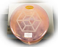 8" D+15 Tesseract Salt, Grandmother, Pink Aura Gold (Base) Crystal Tones® Alchemy Crystal Singing Bowl 161633