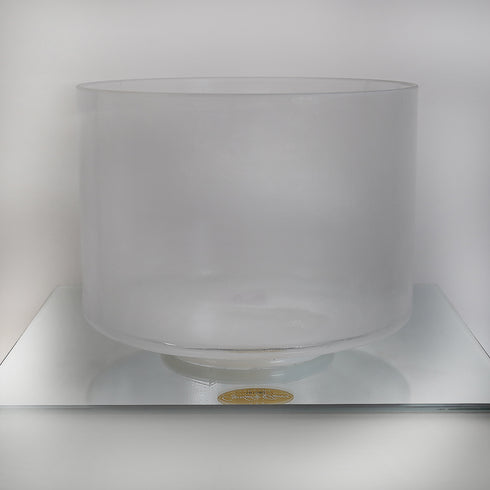 8" D+20 Great Salt Lake Salt Crystal Tones® Alchemy Crystal Singing Bowl