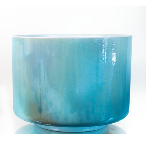 8" G#+15 Mt. Shasta Serpentine, Sedona Red Rock, Ocean Gold Crystal Tones® Alchemy Crystal Singing Bowl 150373