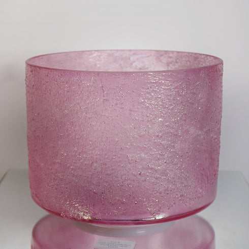 8" G+5 Lemurian Seed, Pink Aura Gold Bowl Crystal Tones® Alchemy Crystal Singing Bowl