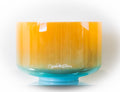 9" A#-5 Laughing Buddha, Ocean Gold (Base) Crystal Tones® Alchemy Crystal Singing Bowl 159978