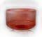 9" B+15 Ruby, White Light Aura Gold, Frosted Rim Tones® Alchemy Crystal Singing Bowl