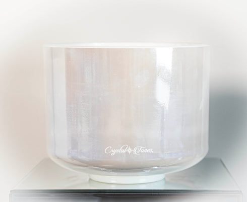 9" B+5 Palladium Crystal Tones® Alchemy Crystal Singing Bowl