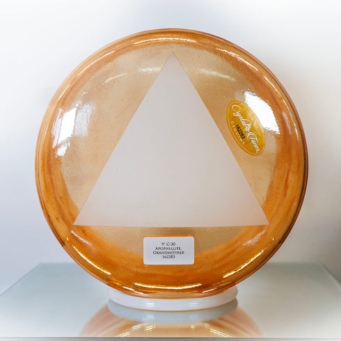 9" C-30 Apophyllite, Grandmother Crystal Tones® Alchemy Crystal Singing Bowl 162283