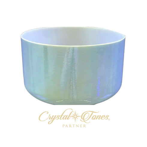 9" E-10 Ocean Gold Bowl Alchemy™ Crystal Tones Crystal Singing Bowl