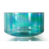 9" D#-45 Aqua Aura Gold, Platinum Crystal Tones® Quartz Singing Bowl 157185