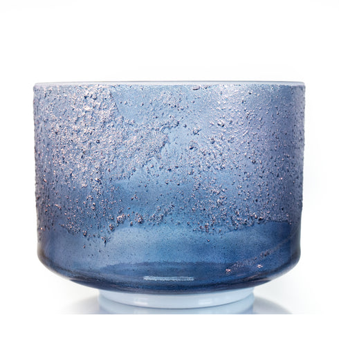 9" D+5 Lemurian Seed, Violet Aura Gold Crystal Tones® Alchemy Crystal Singing Bowl 149485