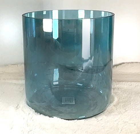 8" G♯ Supreme Quartz Blue Light Rare Crystal Singing Bowl