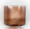 8" C+10 Ruby, White Light Aura Gold Crystal Tones® Alchemy Crystal Singing Bowl