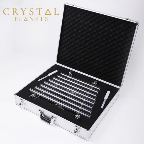 Crystal Planets ™ Crystal Floating Harp made with Pure Quartz Crystal