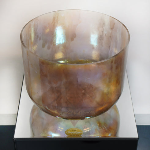 10" A-25 Divine Kyron Bowl Crystal Tones® Alchemy Crystal Singing Bowl