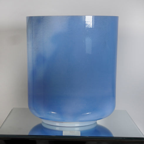 8" B+40 Egyptian Blue Tall Bowl Crystal TonesĀ® Alchemy Crystal Singing Bowl
