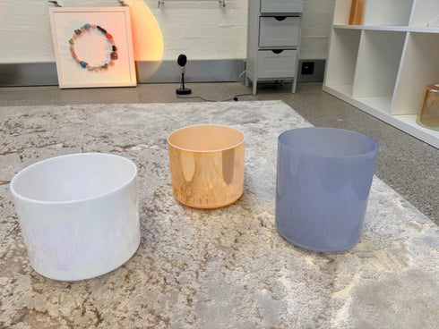 Order 2 Natalie Private Order: Alchemy™ Crystal Singing Bowl Harmony set plus Harp