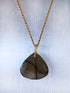 Labradorite Gemstone Pendant in Gold Vermeil