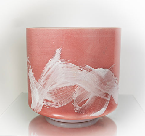 8" G0 Rhodochrosite Alchemy™ Crystal Tones® Quartz Singing Bowl
