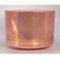 Rare 9" D-5 Rose Quartz Platinum Frosted Inside Alchemy™ Crystal Tones Singing Bowl