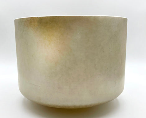 10" A#-10 Rare Grandfather Bowl Frosted Inside Alchemy™ Crystal Tones Singing Bowl