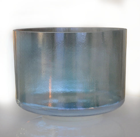 9" B-20 Great Salt Lake Salt, Aqua Aura Gold, Alchemy™ Crystal Tones Crystal Singing Bowl
