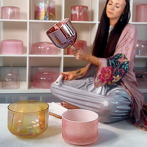 Healing Harmony Perfect 5th Set Crystal Tones® Crystal Alchemy Singing Bowls