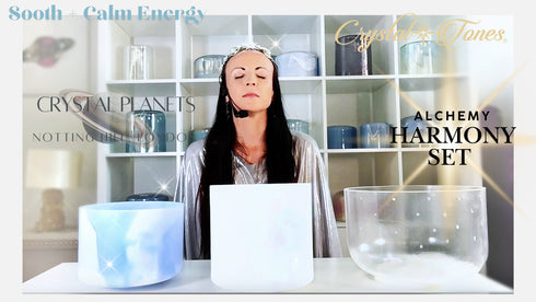 Sooth + Calm Harmony Set Crystal Tones® Crystal Alchemy Singing Bowls