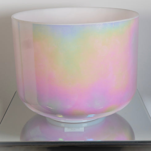 10" B-40 St.Germain Sky, Frosted Inside Crystal Tones® Alchemy Crystal Singing Bowl 156796