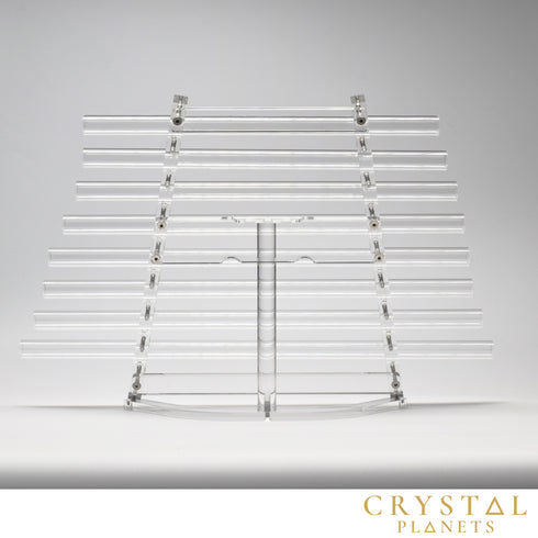 Crystal Planets ™ Crystal Floating Harp made with Pure Quartz Crystal