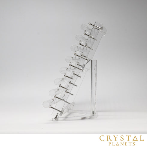 Crystal Planets ™ Crystal Floating Harp made with Pure Quartz Crystal
