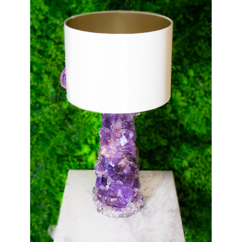 Medium Amethyst Lamp