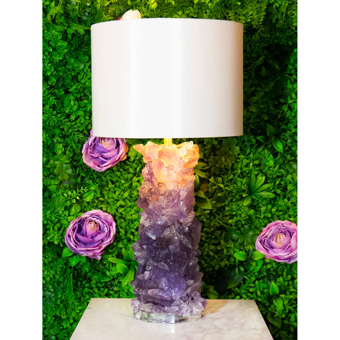 Medium Amethyst Lamp