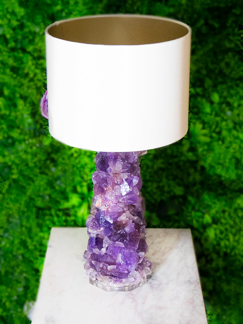 Medium Amethyst Lamp